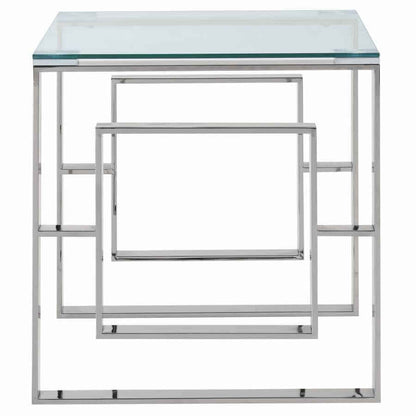 Eros Accent Table in Gold or Silver