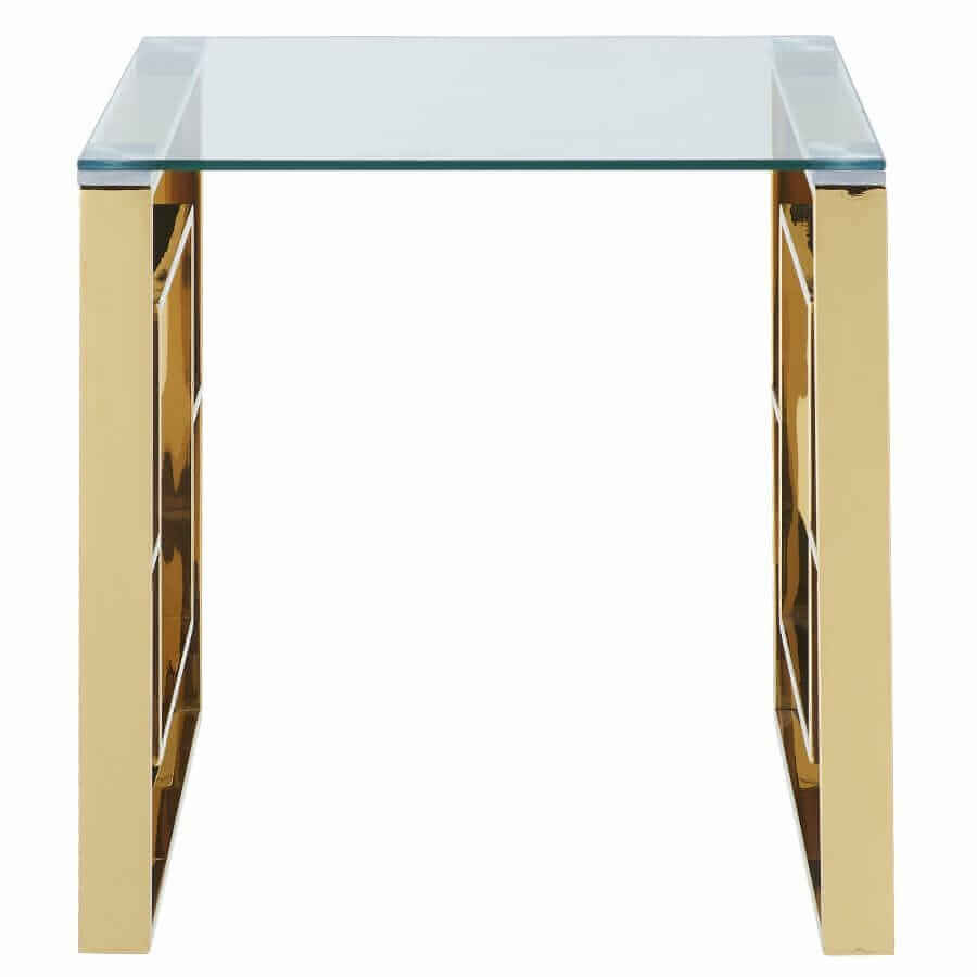 Eros Accent Table in Gold or Silver