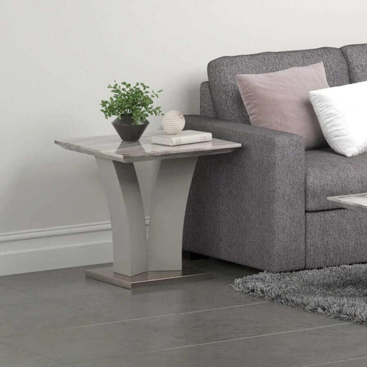 Napoli Accent Table in Light Grey