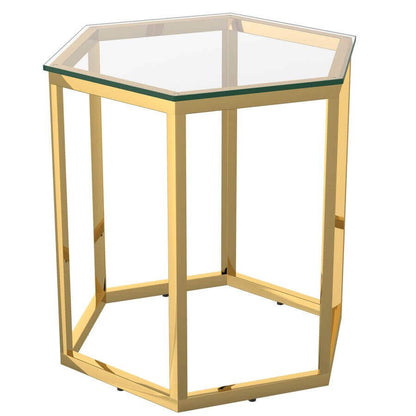 Fleur Accent Table in Gold or Silver (clearance)