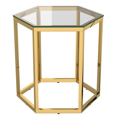 Fleur Accent Table in Gold or Silver (clearance)