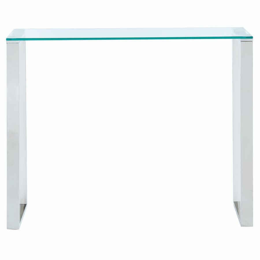 Zevon Console/Desk in Silver