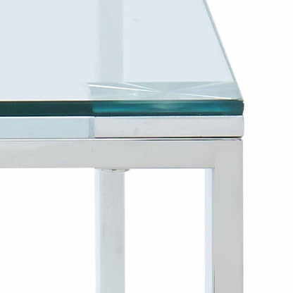 Zevon Console/Desk in Silver