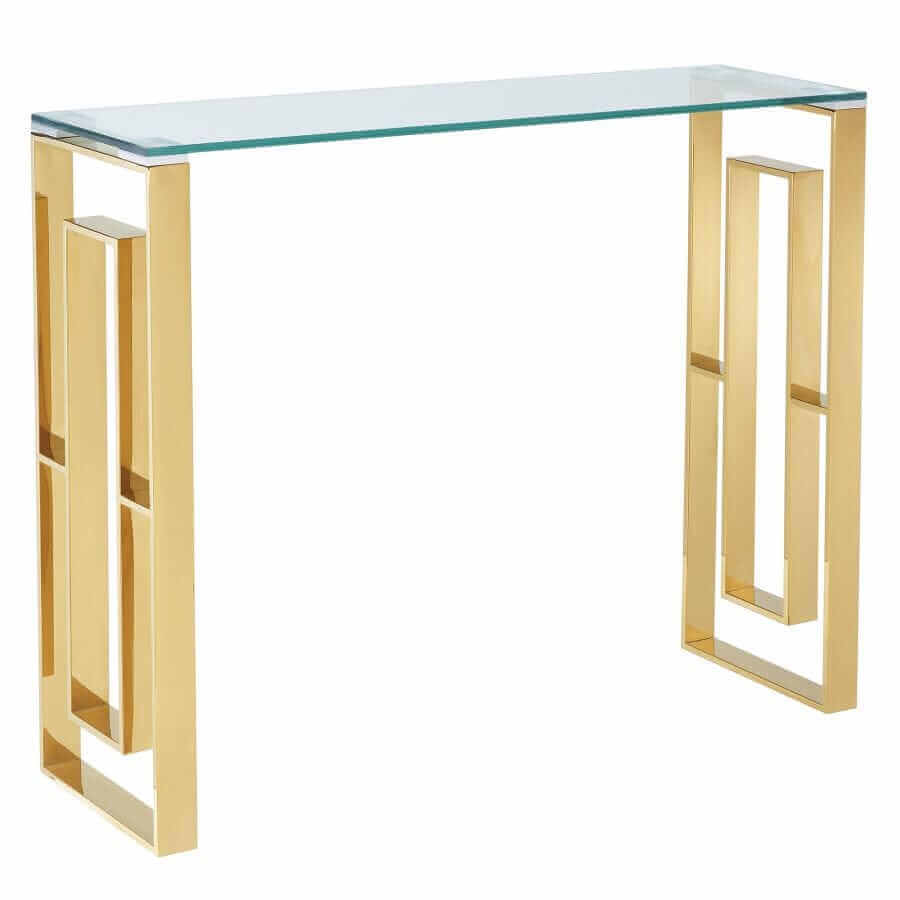 Eros Console/Desk in Gold or Silver