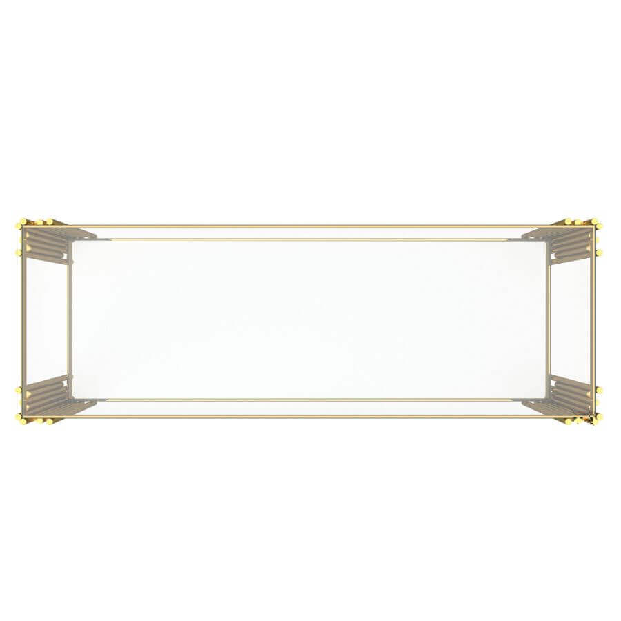 Estrel Console Table in Gold or Silver