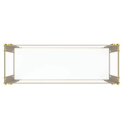 Estrel Console Table in Gold or Silver