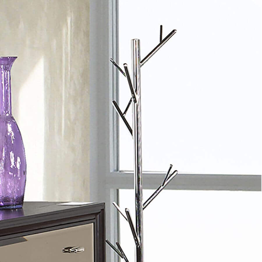 Orin Coat Rack in White or Chrome