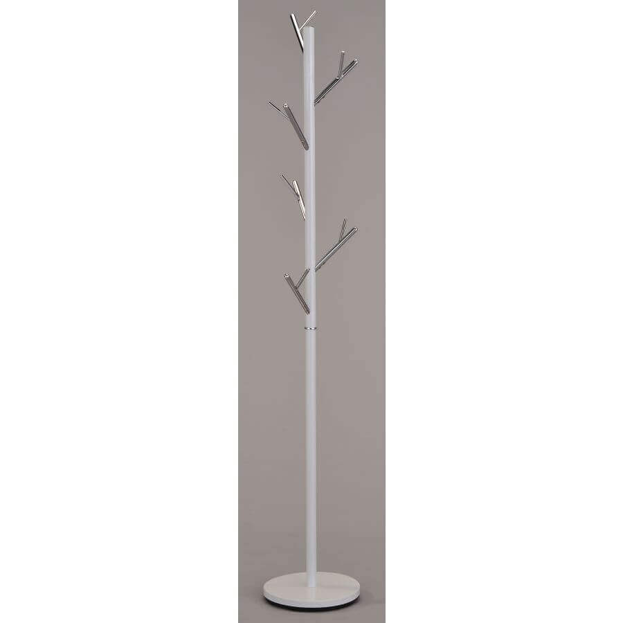 Orin Coat Rack in White or Chrome