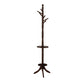 Monarch Specialties - Solid Wood Coat Rack in Cherry Finish with Umbrella Holder - I 2005