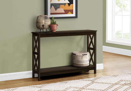 Accent Table - 48"L / Espresso Hall Console