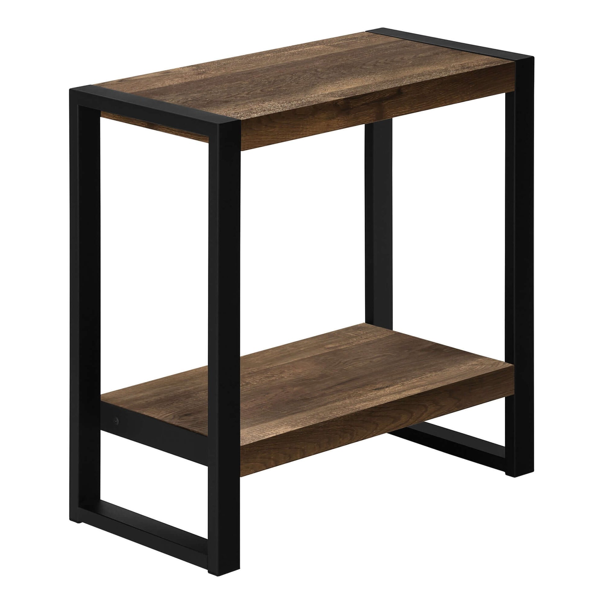 Monarch Specialties - Rustic Modern Rubberwood Bedroom End Table - I 2852