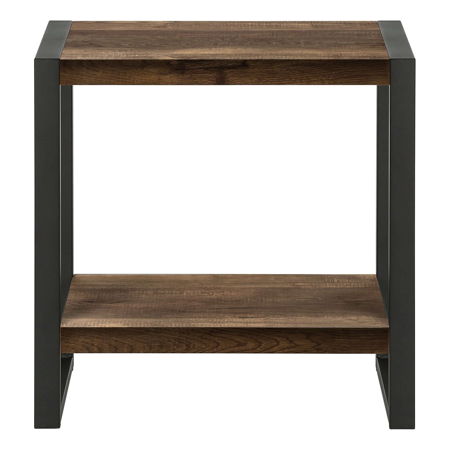 Monarch Specialties - Rustic Modern Rubberwood Bedroom End Table - I 2852