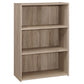 Monarch Specialties - Transitional 36"H 3 Shelf Bookcase in Dark Taupe Finish - I 7477