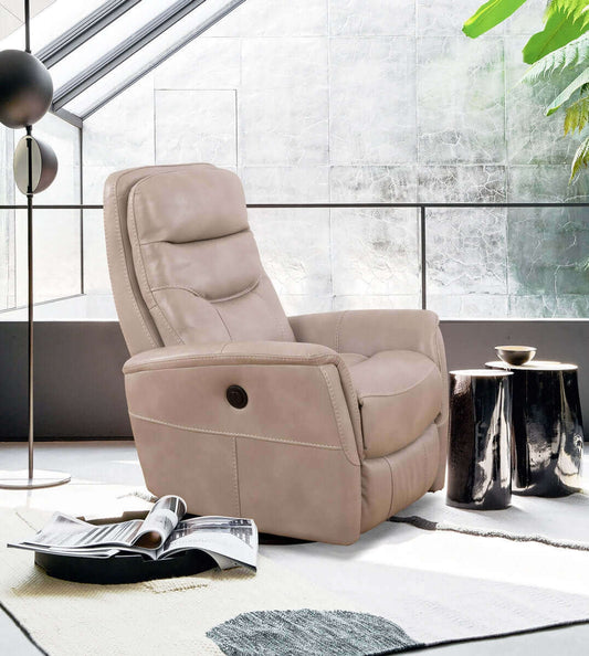 IF-6301 Recliner Soft Stone PU Power Recliner Chair