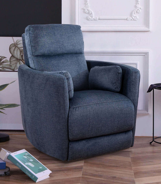 IF-6340 Recliner Blue Fabric Recliner Chair